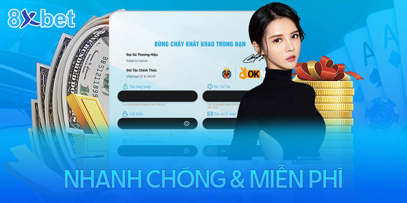 Hướng dẫn cách đăng ký 8xbet dễ dàng trong 1 phút cho game thủ Đăng ký 8XBet - Tặng ngay 125k trải nghiệm cá cược