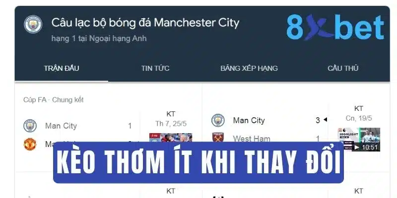 Kèo Man City - Top 3 kinh nghiệm soi kèo cực chuẩn Lưu ý bảng tỷ lệ kèo ít biến động là kèo thơm